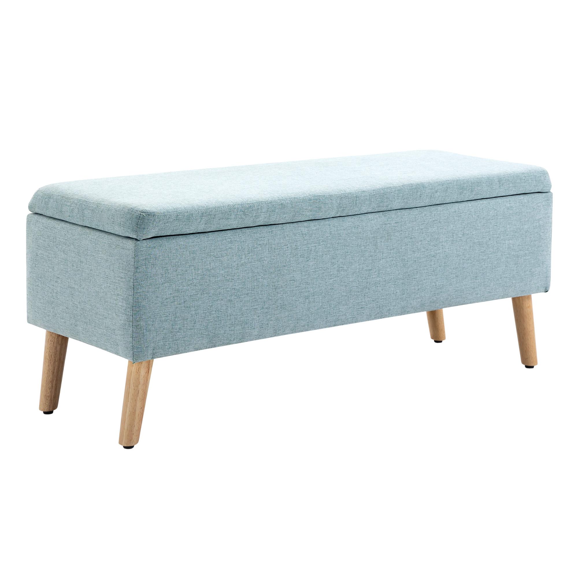 Bench with Storage Space, Upholstered Bench