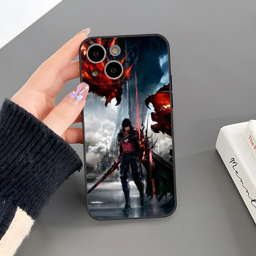Final Fantasy Phone Case For Iphone 16 Plus 15 14 Pro Max 13 Mini 11 12 Xr X Xs 6 7 8 SE Plus Back Cover