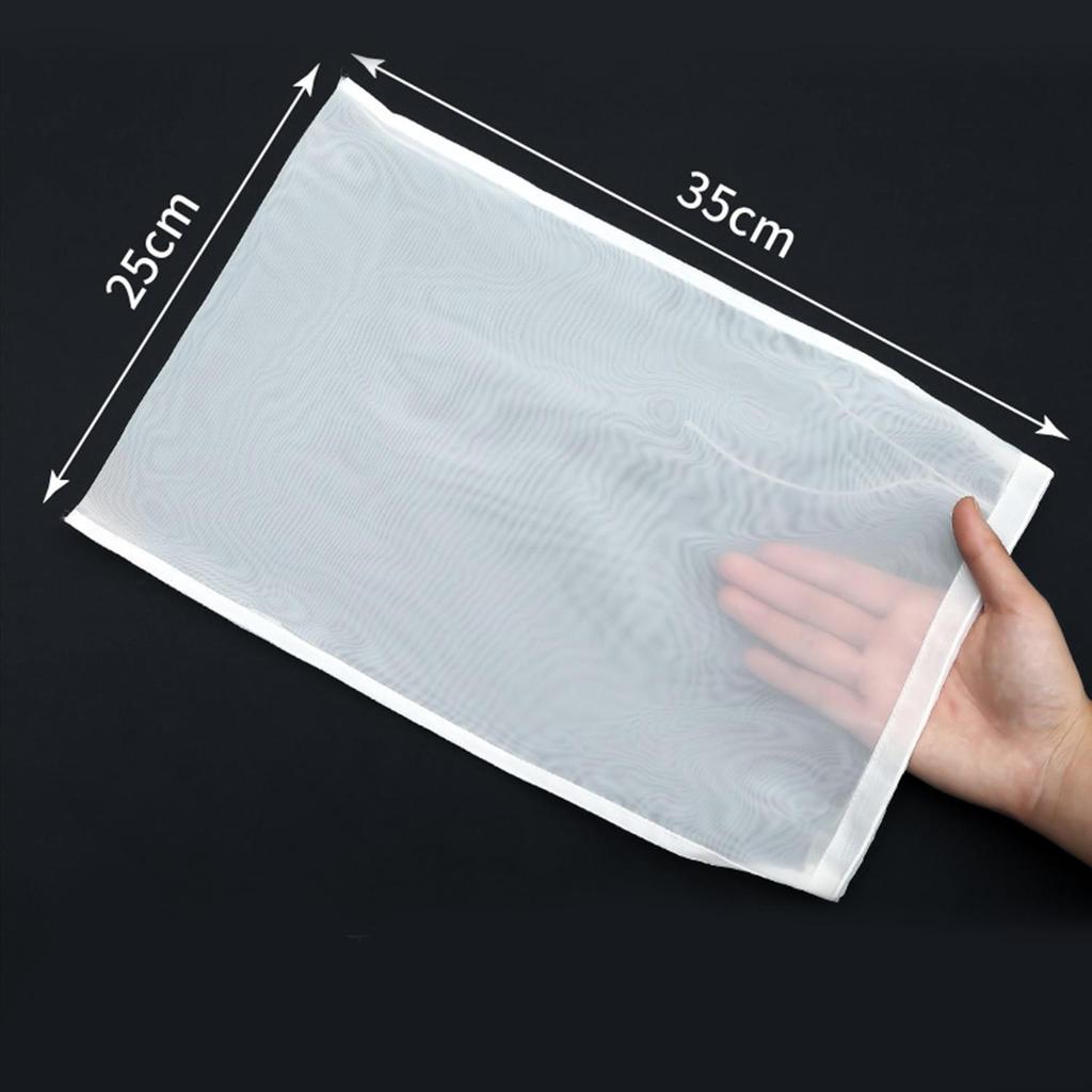 100 Mesh Wiederverwendbare Netz Sojamilch Nylon Filterbeutel Nuss Joghurt Tee Kaffee Öl Lebensmittel Pressfilter Siebe Groß Küchenfilterbeutel