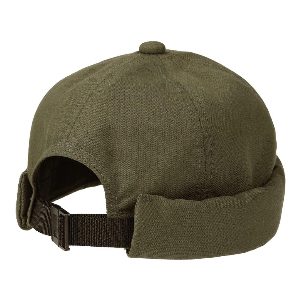 Basic Enchi Black Tag Fisherman Cap Roll Cap Fisherman Cap Hand Washable Tag Name Cap Brimless Cap Hat Antibacterial Deodorizing One Size Fits All