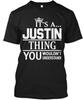 C'est un truc de Justin Tu comprends - C'est un T-shirt Ne le ferais pas
