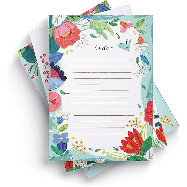To Do List Note Pads (Set of 3) | Cute Floral Memo Notepads by Ana Sanfelippo To Do List