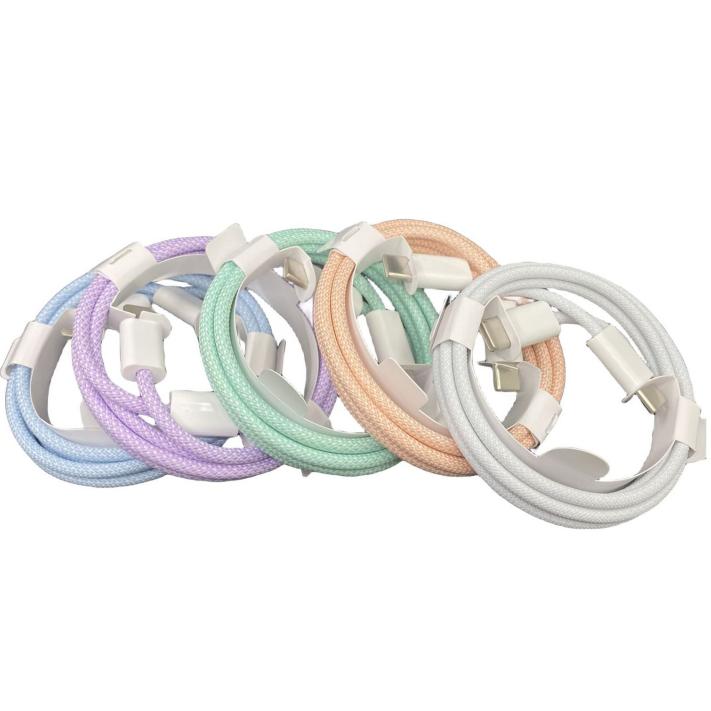 Newest 60W Fast Charging Data Cables for Iphone15, OEM USB Type C to Type C Quick Charging PD Cables
