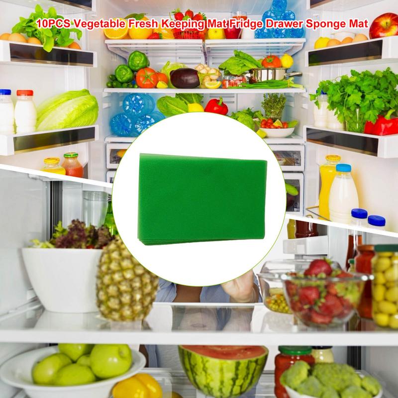Refrigerator Spong Pad Food Fresh Keeping Pad Antifouling Mildew Moisture Washed Pad Fruit Vegetables Mildew Fridge Mat