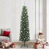 Artificial Christmas Tree with 300 LEDs and Stand Green 240 cm