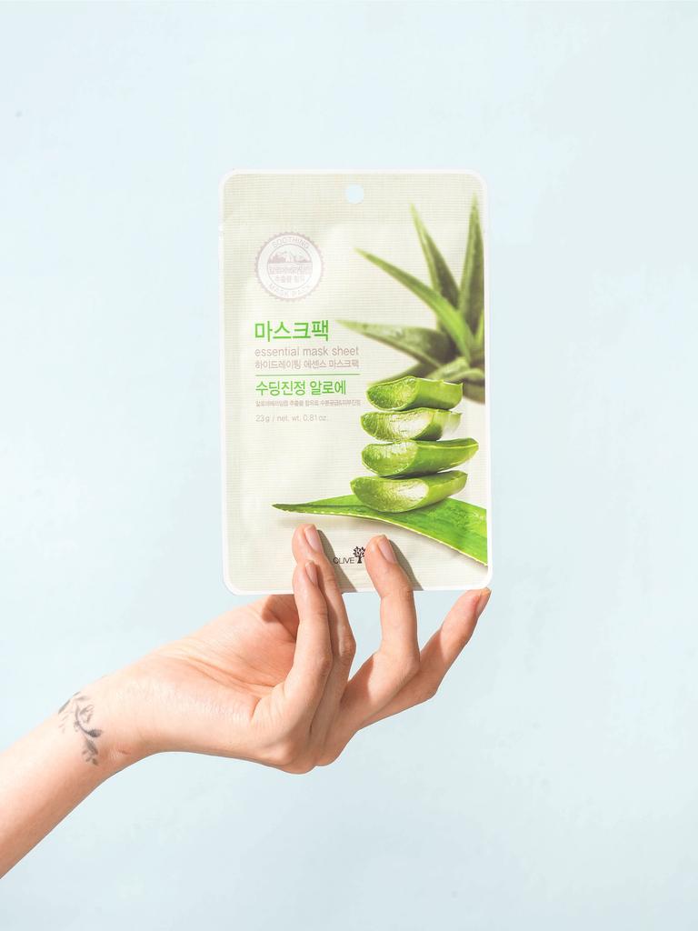 Olive Farm Essential Aloe Vera Facial Sheet Mask