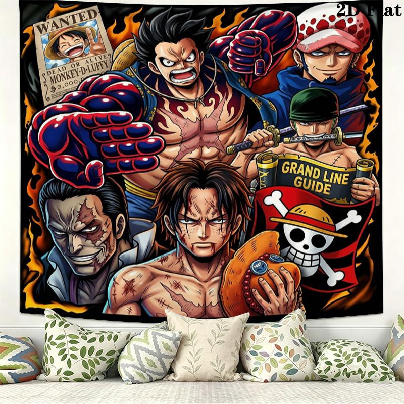 One Piece Wall Tapestry Aesthetic Wall Hanging Printed Fabric Blanket Decorative Tapestries For Bedroom Living Room Home Decor