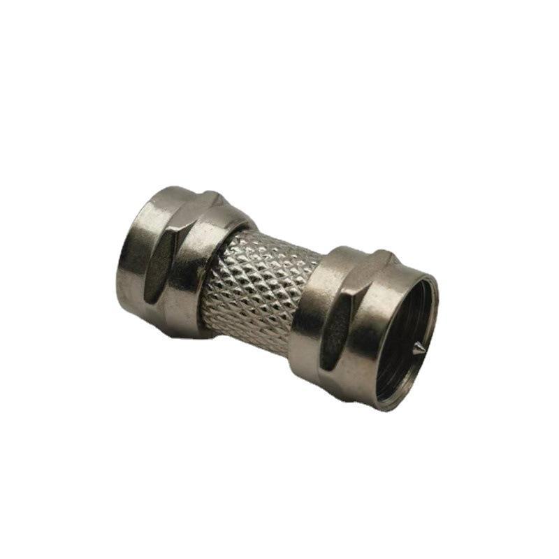 British F-Type Male-to-Male Connector Adapter for Set-Top Boxes