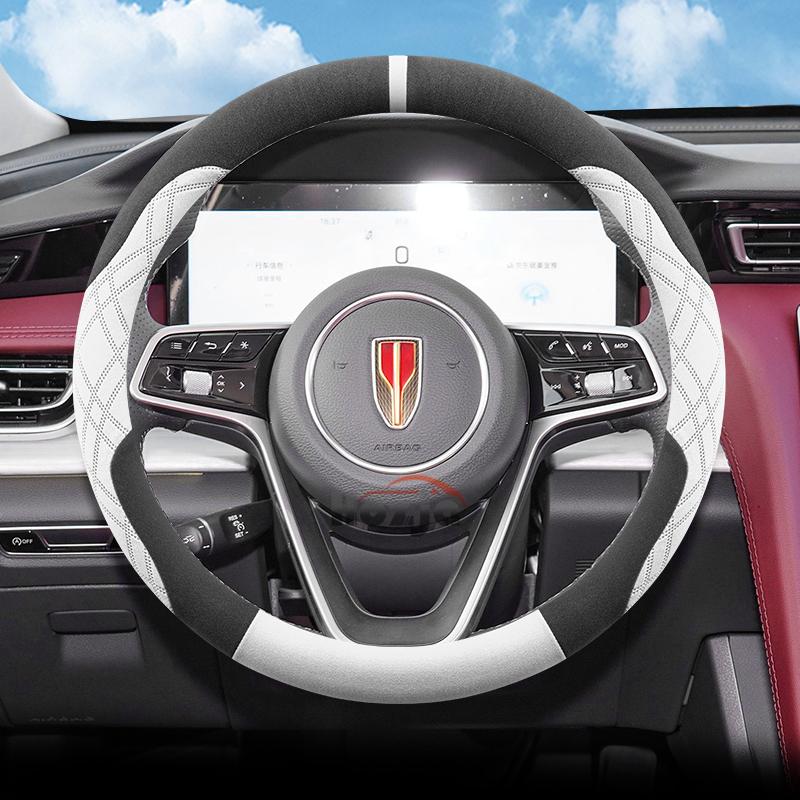 Coprivolante in camoscio per auto per Hongqi H5 E-QM5 H6 HS3 H9 HS7 E-HS9 HQ9 2024 2025 Accessori Interni Auto