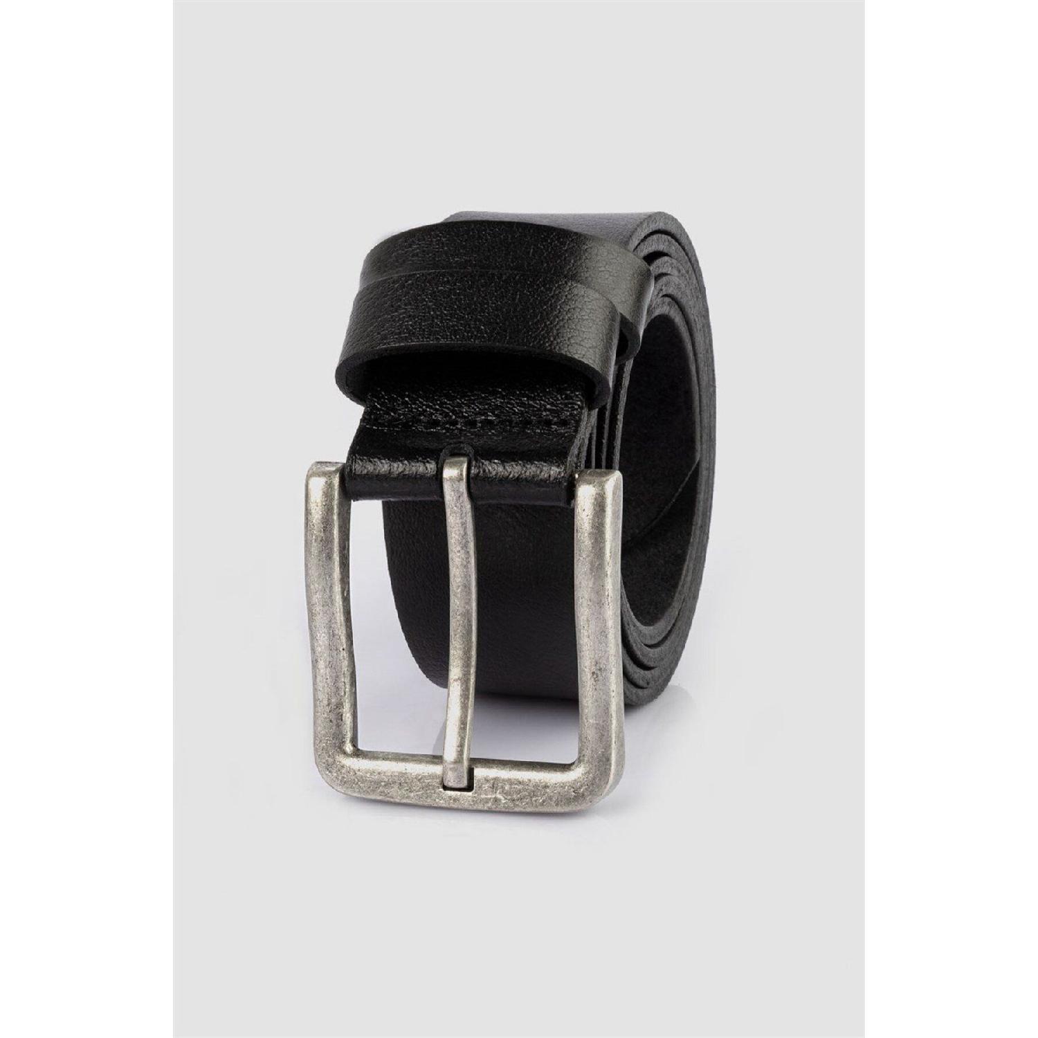 

Men s 100% Genuine Leather 4 Cm Sports Black Belt S чёрный