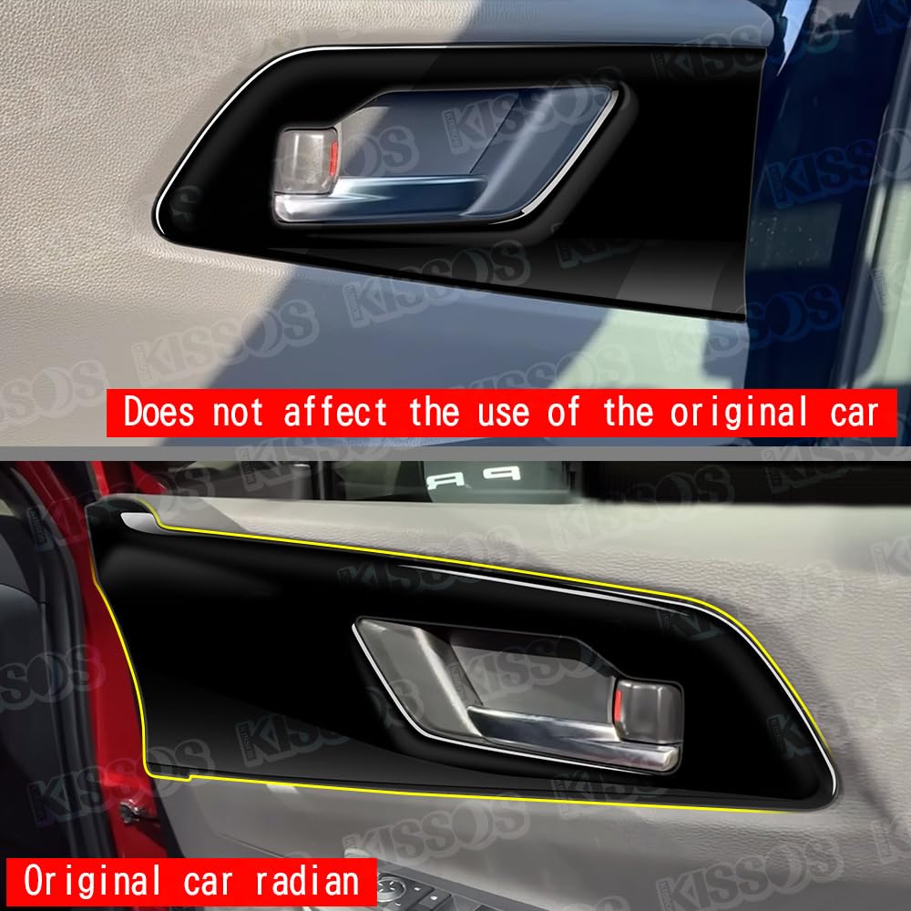 Prius 60 Series Inner Door Handle Panel Interior Panel Interior Parts Custom Garnish Exclusive Design External Product (Black)