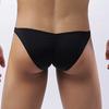 Herren Slips T-Form Niedrige Taille Hohe Elastizität Einfarbig Männlicher G-String Schlafbekleidung