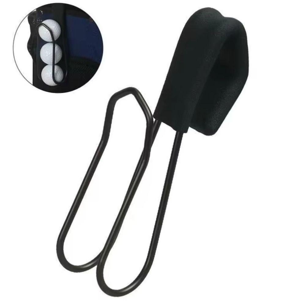 3 Balls Golf Ball Rack Aluminum Zinc Zinc Alloy Golf Ball Carrying Self Efficient Golf Ball Holder Backpack