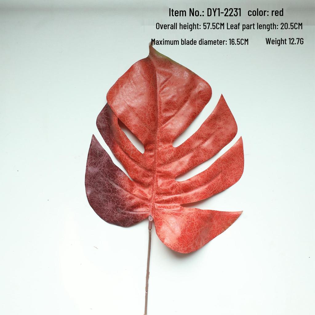 Autumn Forest Style Artificial Leaves and Flowers for Home Decoration