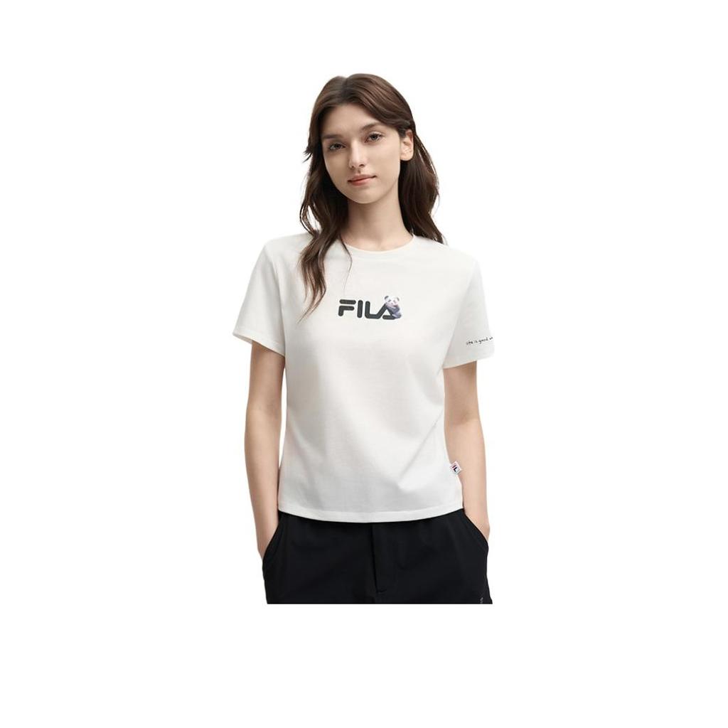 New FILA HERITAGE Regular T Shirt Women's F51W538101F-WT