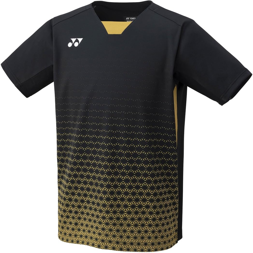 

Рубашка с коротким рукавом Game Shirt S [Yonex] (Подходящий стиль) Мужской черный/золотой (184)