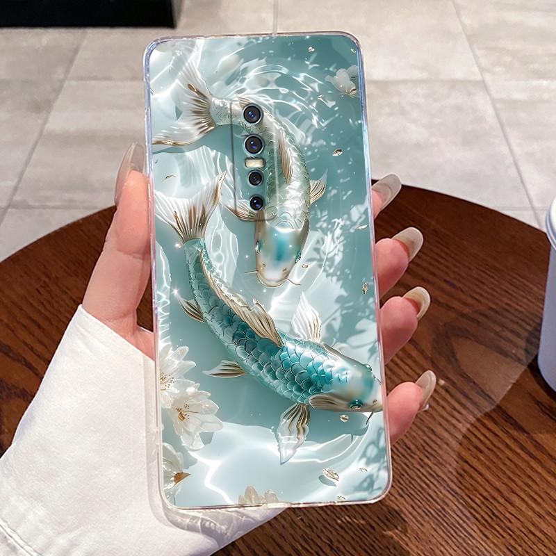 For Vivo V17 Pro Case Clear Luxury Cute Cat Love Heart Rabbit Funny Painted Soft Back Cover For Vivo V17Pro Phone Case 1910 1909