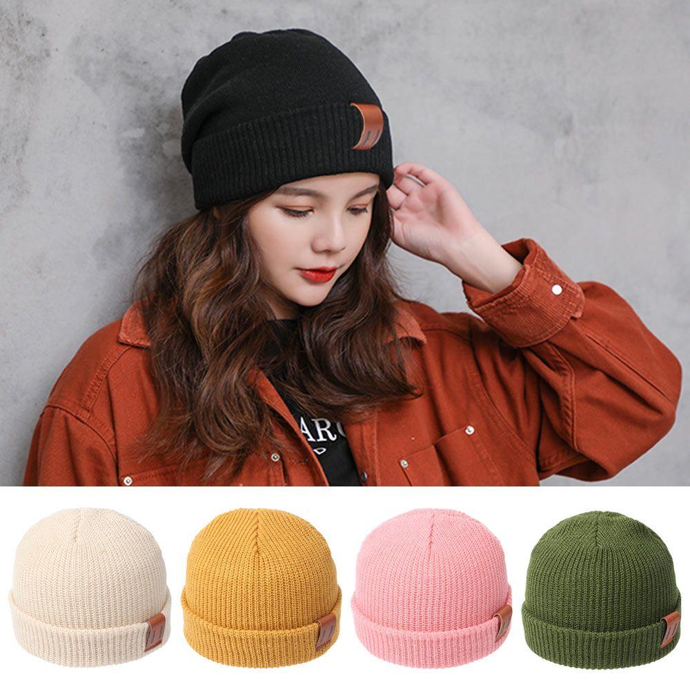 Winter Parenting Adult Knitted Hat Baby Cap Kids Beanie Winter Hat