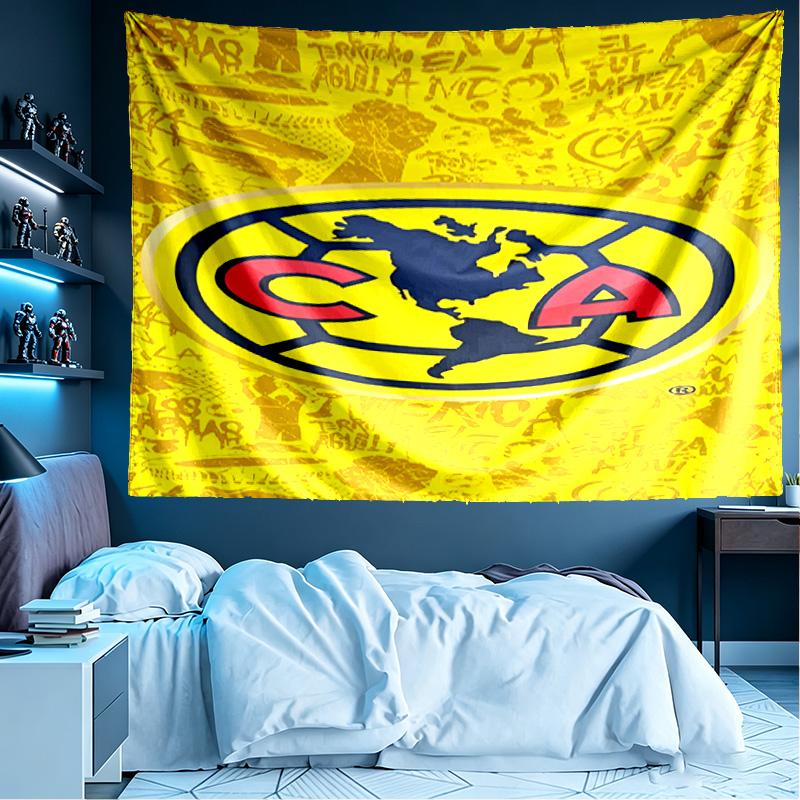 Club America Print Tapestry, Lightweight Wall Hanging, for Bedroom, Dorm, Living Room, Home Art Decor, Birthday Christmas Gift