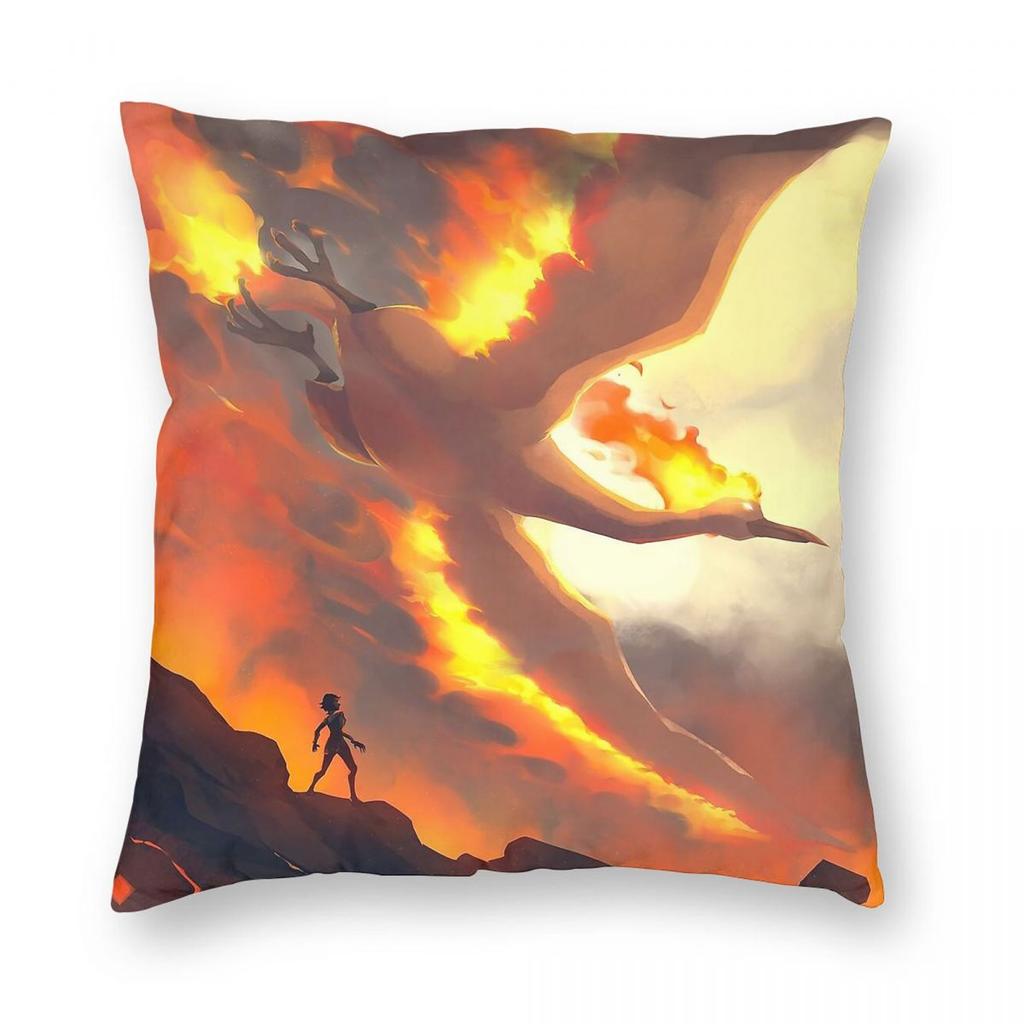 Legendary Bird Of Fire Pillowcase Polyester Linen Velvet Pattern Zip Decor Throw Pillow Case Home Cushion Cover x