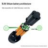 12V Lithium Ratchet Wrench, 16.8V Lawn Mower, Tiling Machine, Charging Screwdriver & Electric Drill Battery