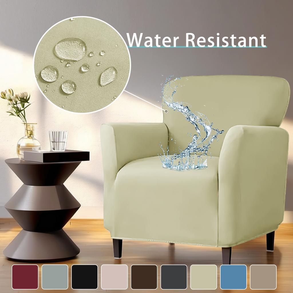 Spot sofa cover, waterproof milk silk small sofa cover, elastic solid color single sofa cover