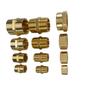 1/2" NPT Brass Male Pipe Adapter, Hex 1" NPT Male Threaded Fitting