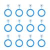 Fish Feeding Rings Fish Tanks Rings Feeders Fish Tanks Floating Food Circle with Strong Suction Cup for Feeding Food