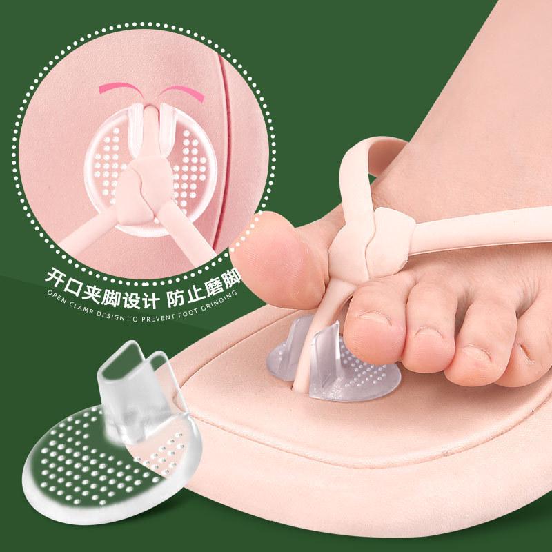 Small Dot Anti-Slip Gel Forefoot Pad High Heel Toe Post Flip-Flops