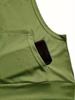 Mannen mouwloos hoodie basketbal training vest