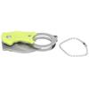 Portable Sharp Eagle Claw Blade Knife EDC Outdoor Mini Folding Knife with KeychainFluorescent Green