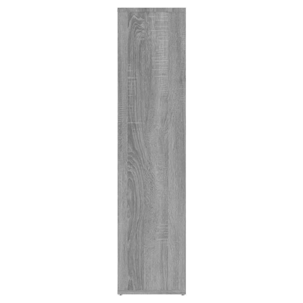 Bookshelf Gray Sonoma 50x25x106 Cm
