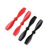 Red & Black 75MM Propeller with Hat, 1MM Shaft, Forward/Reverse for Fixed-Wing & Quadcopter Models