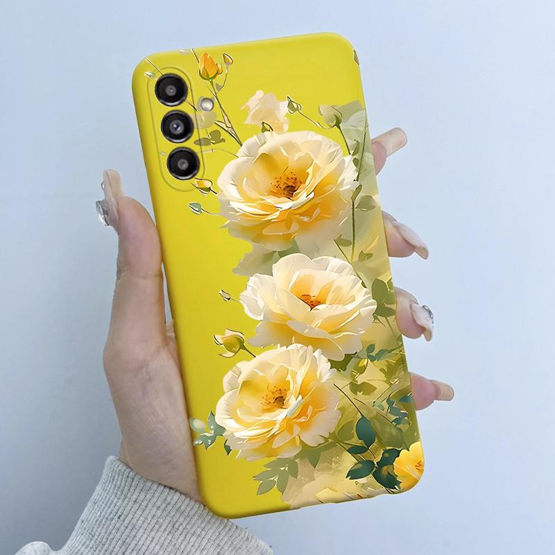 For Samsung A16 A56 5G Phone Case Butterfly Flower Girls 2025 Design Soft Silicone TPU Back Housing for Galaxy A 16 A 56 Covers