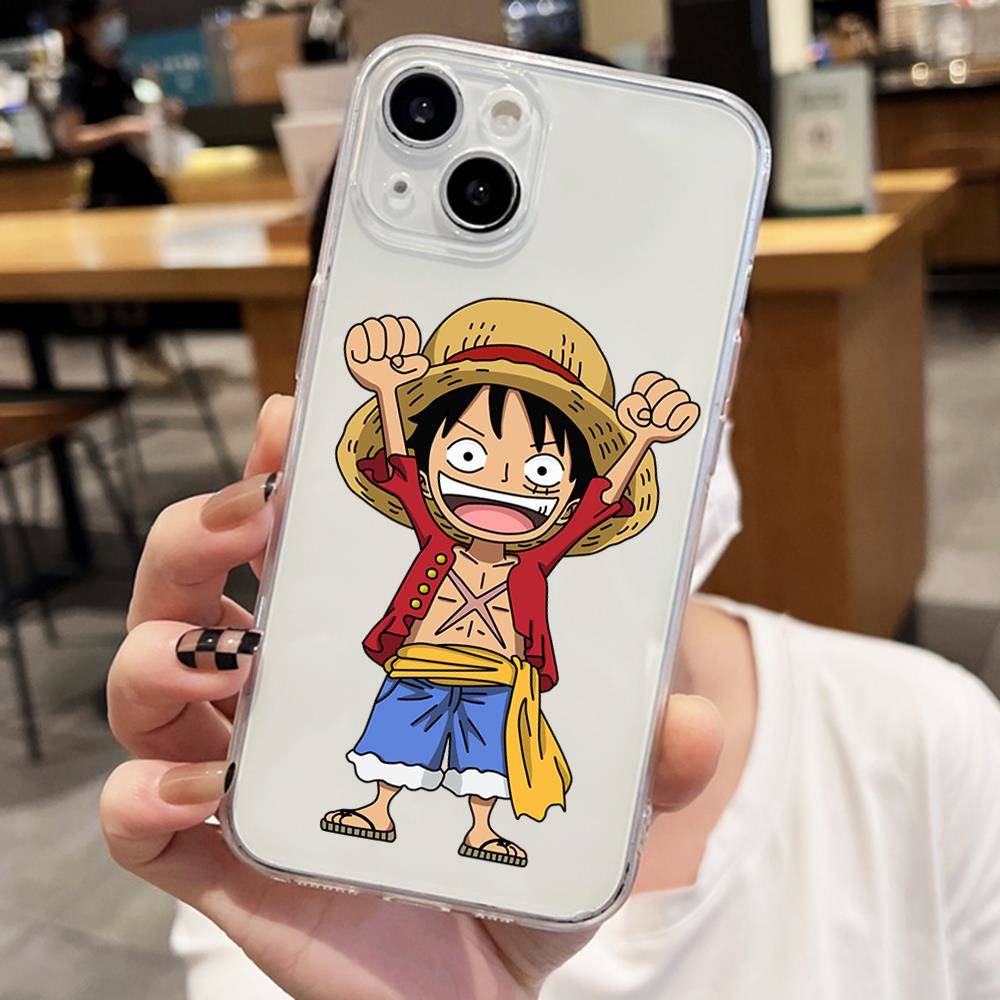 E-41 One Piece Luffy Hülle für Samsung A04S A05 A14 A06 A51 A15 A16 A12 S20 S21 S24 Ultra A55 A54 OPPO Reno 8 5 A22 A23 A25 A35 A34 A52 A11