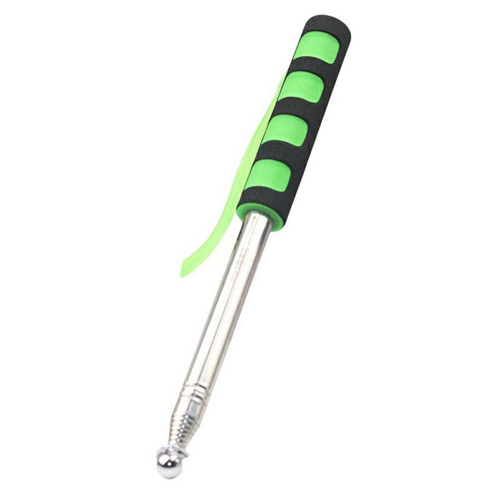 200cm 9 Sections Extendable Guide Flag Pole Stainless Steel Telescopic Flagpole Handheld Teaching Stick C