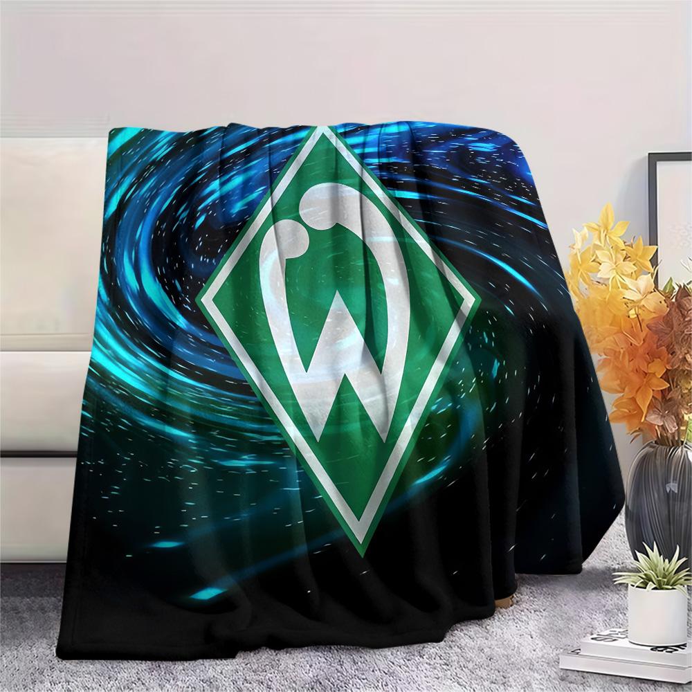 SV Werder Bremen Print Flannel Blanket, High quality Comfortable for All Seasons, Home Decor, Warmth and Comfort, Perfect for Christmas Gifts 80cm x 120cm