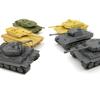 1/72 Smontovaný Model Tank Německý Tiger-Typ Údržbový Panther M1A2 Merkava Leopard 2A5 Tank 6 Modelů