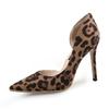 Sexy Leopard Women Shoes High Heels 6-10Cm Elegant Office Pumps Shoes Women Animal Print Pointed Toe Luxury Singles Shoesjn7