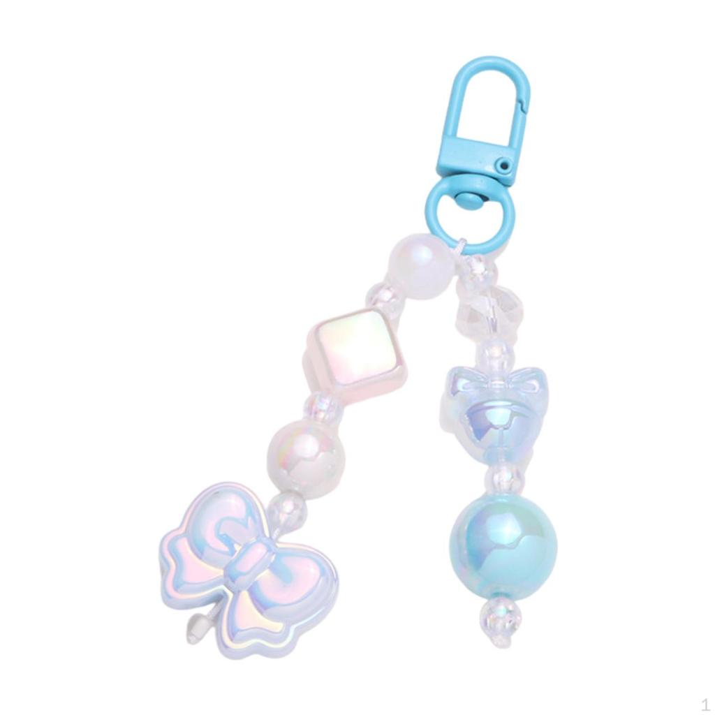 Perlen Schlüsselanhänger Taschenanhänger Accessoire Neuheit Dekorativ Niedlich Bunt Perlenarmband