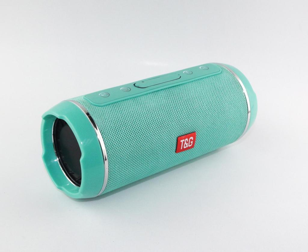 Portable Bluetooth Speaker TG116 with High-Quality Sound, Outdoor Card-Playing, and FM Radio.