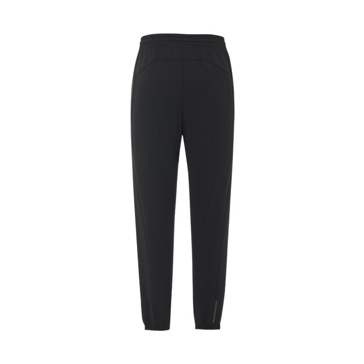 DESCENTE Training Series Solid Color Moisture-Wicking Quick-Dry Tapered Knit Sports Pants Men Pants Black D5131TFP54