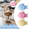 Interactive Dog Toy Silicone Leaky Feeder Puzzle Treat Dispenser For Puppies Kittens Chew Relief Teething Slow Feeding Accessory