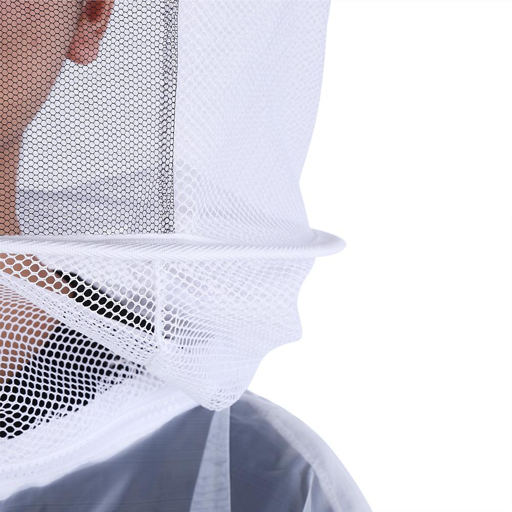 Premium Yarn Beekeeping Jacket, Breathable and  -Thin for Fashionable Beehive, Round Hat Veil for Face  , and Wear-Resistant, Convenient