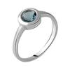 London Blue Topas Silberring 0,631 ct (1194935) 1,92 gr. 925 Proben