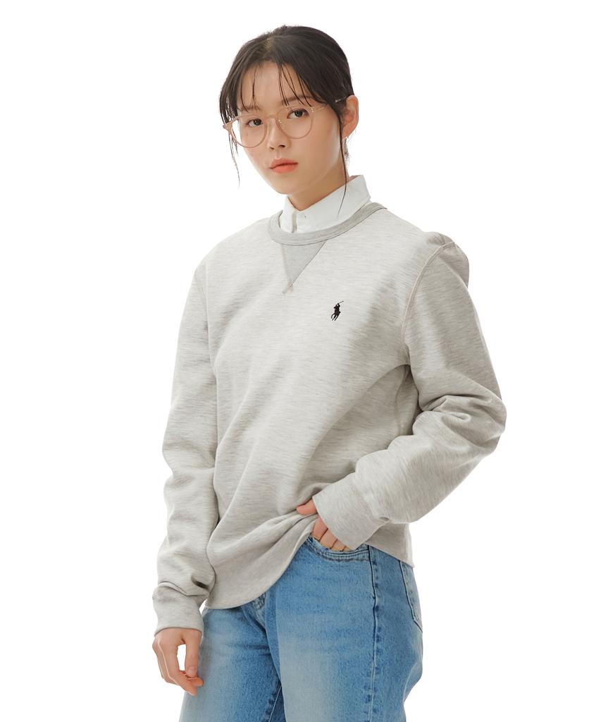 POLO RALPH LAUREN Double Knit Sweatshirt - Gray