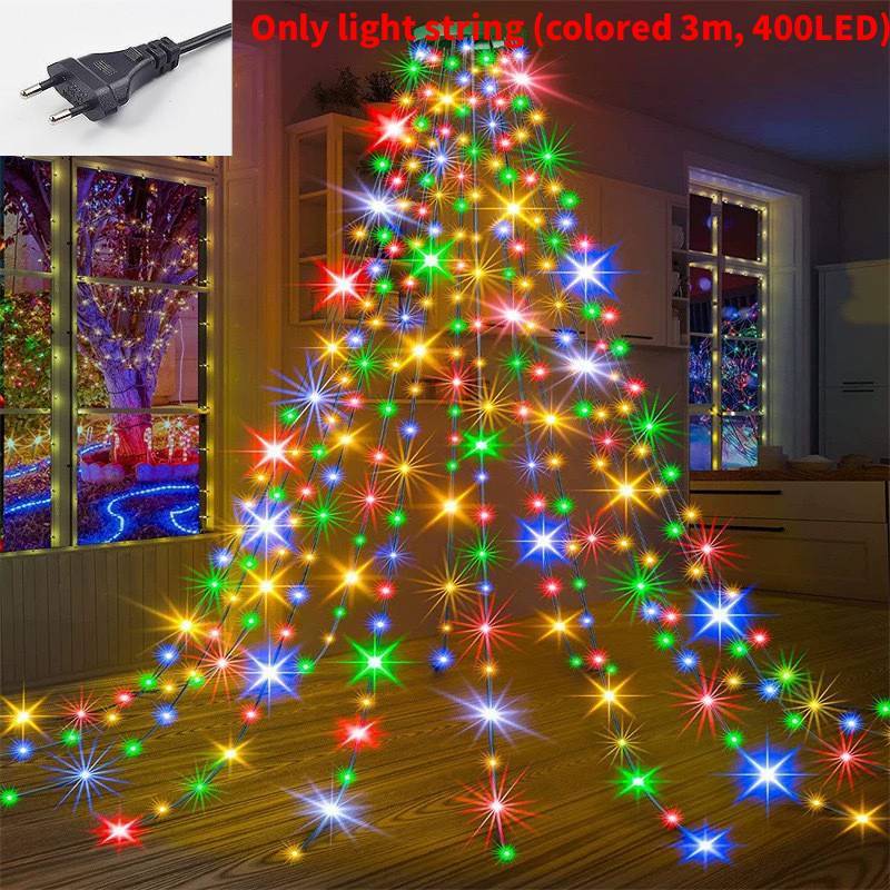 Christmas Tree Led Lights With Low Voltage Power For Festive Home Decor