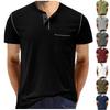 Men'S Short Sleeved Men'S T-Shirt Fashion Casual Color Matching T-Shirt