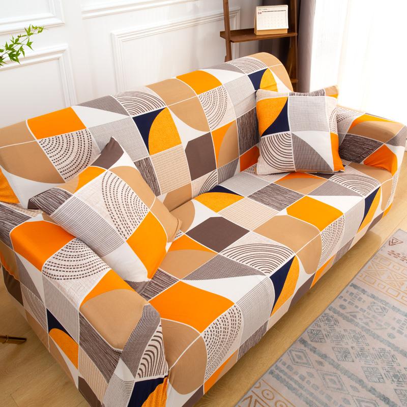 Elastický těsný obal All-inclusive potah na pohovku do obývacího pokoje Spandex Potah na pohovku Sekční potah na nábytek 1/2/3/4místný