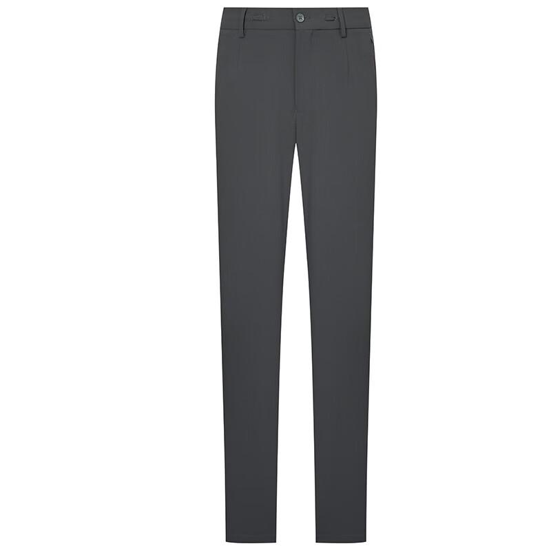 Baoxiniao Men's Diamond Texture Casual Straight-Leg Trousers